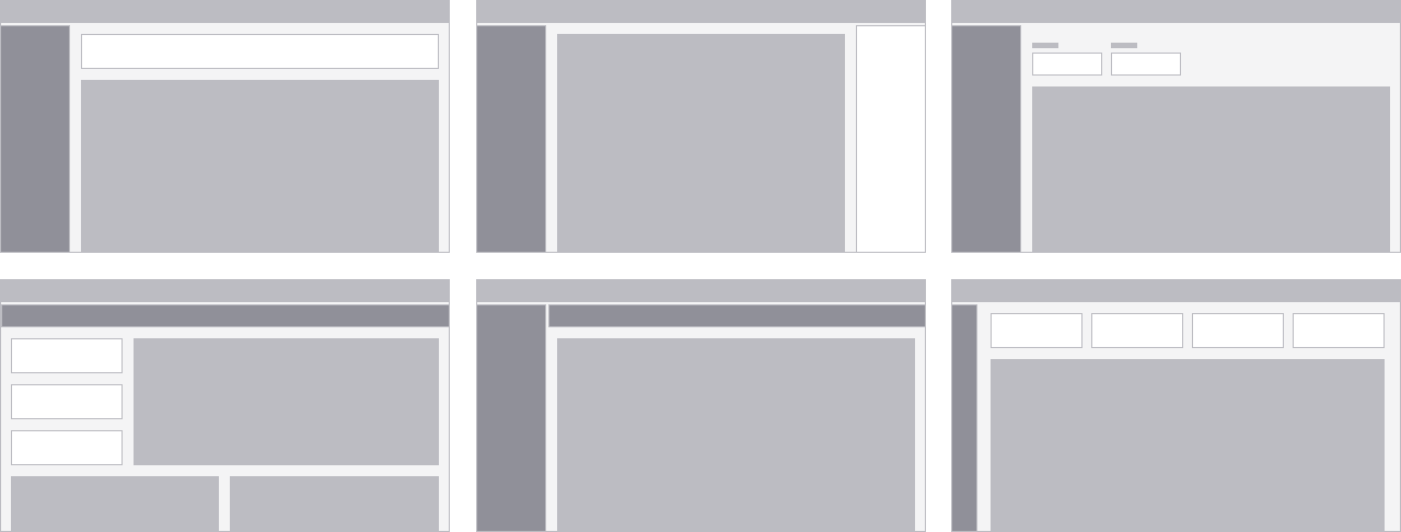 Intitial blockframing iterating on the navigation heirarchy