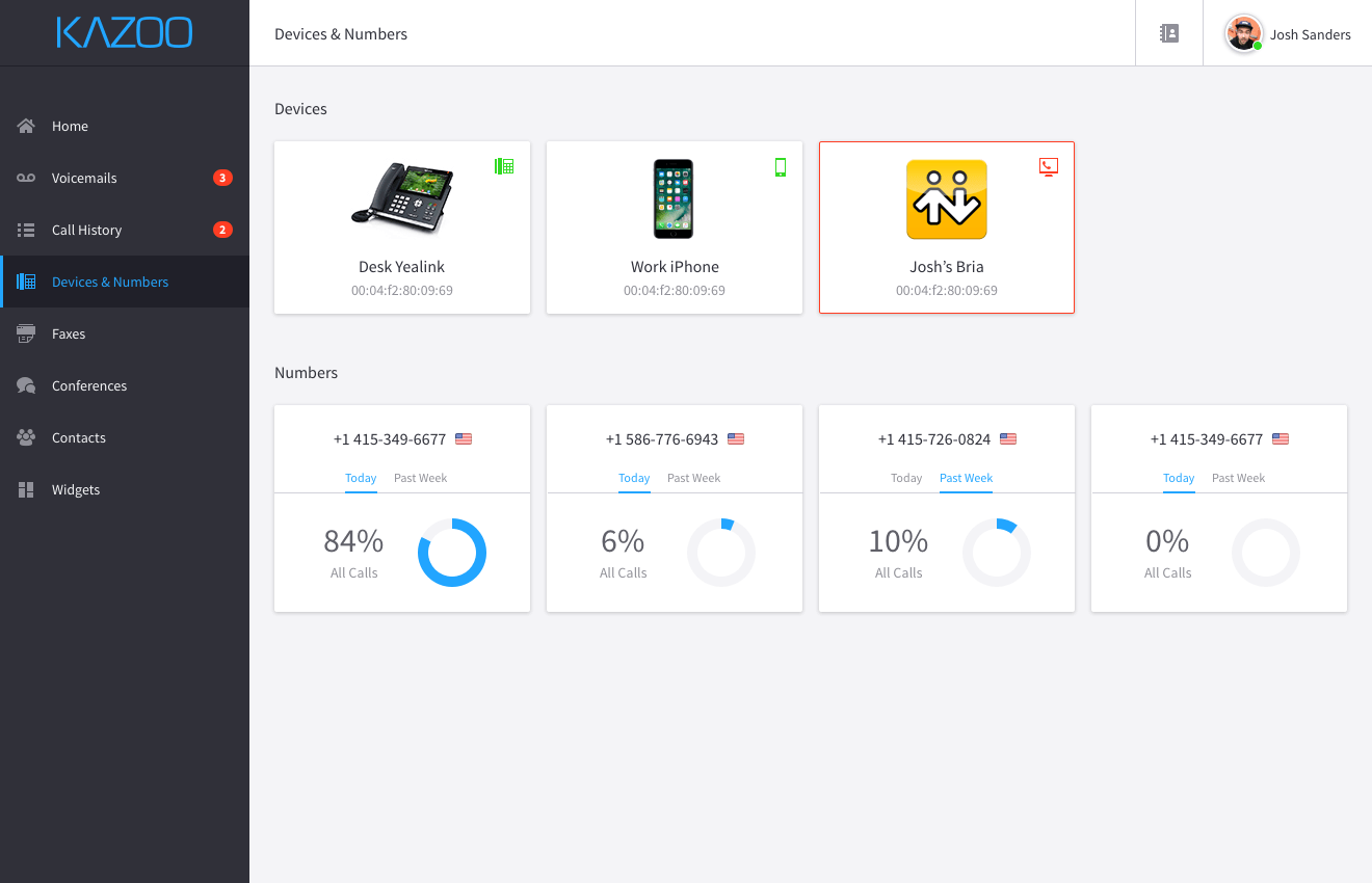 Company Portal devices and numbers